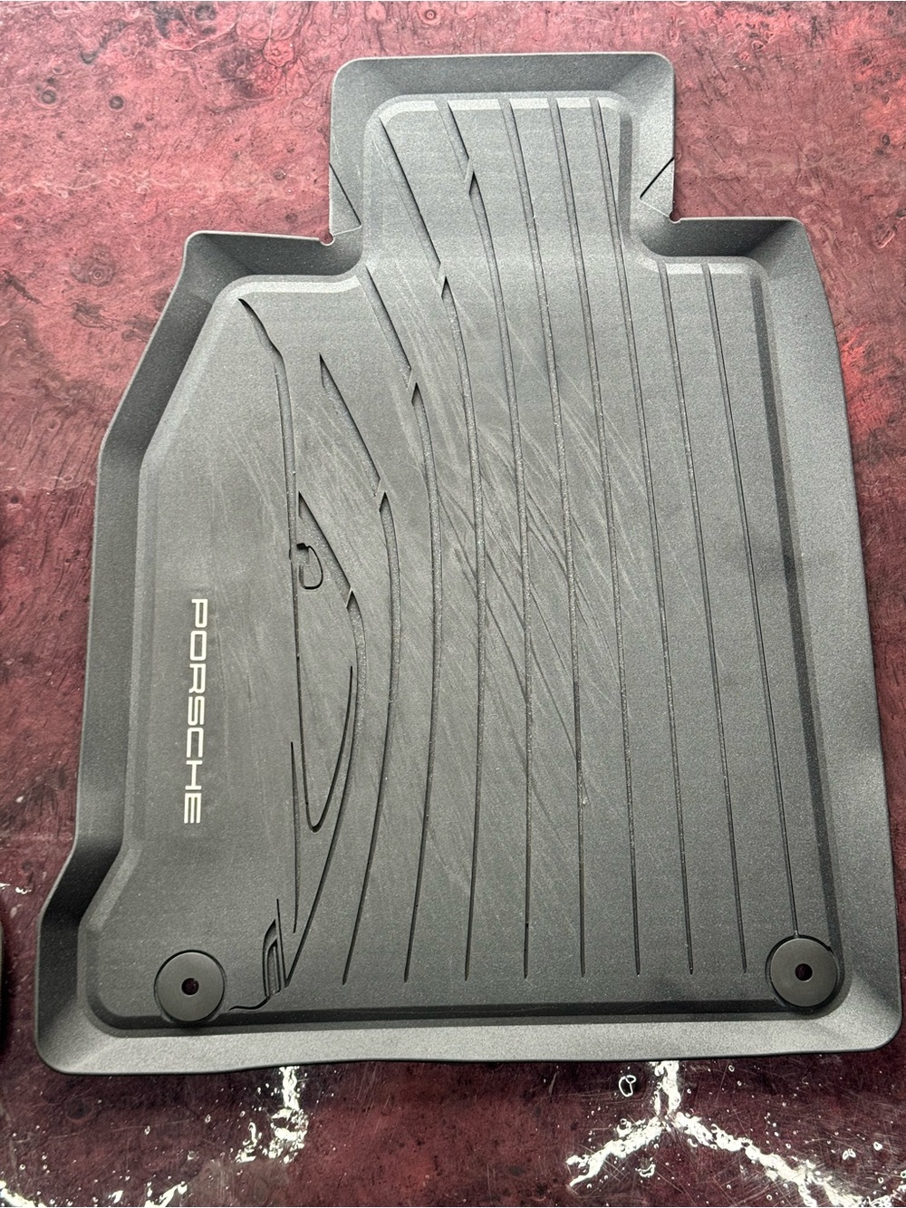 OEM Porsche 🏎️All-Weather Front Floor Mats – Genuine Rubber Liners - Picture 7 of 12